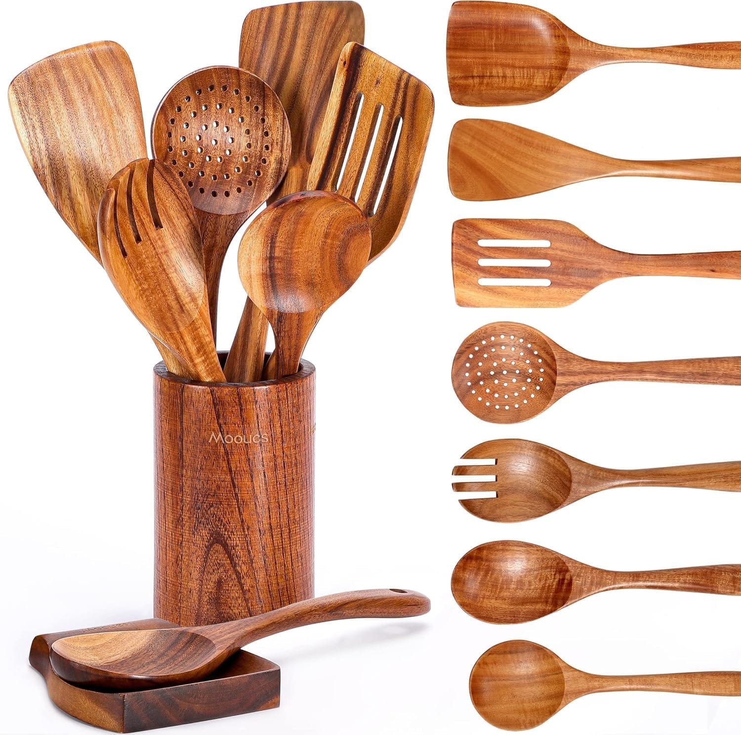 Wooden utensil set