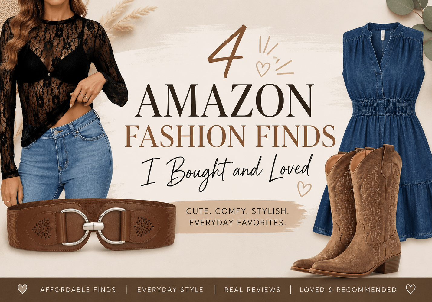 Four Amazon fashion finds Ash bought and loved