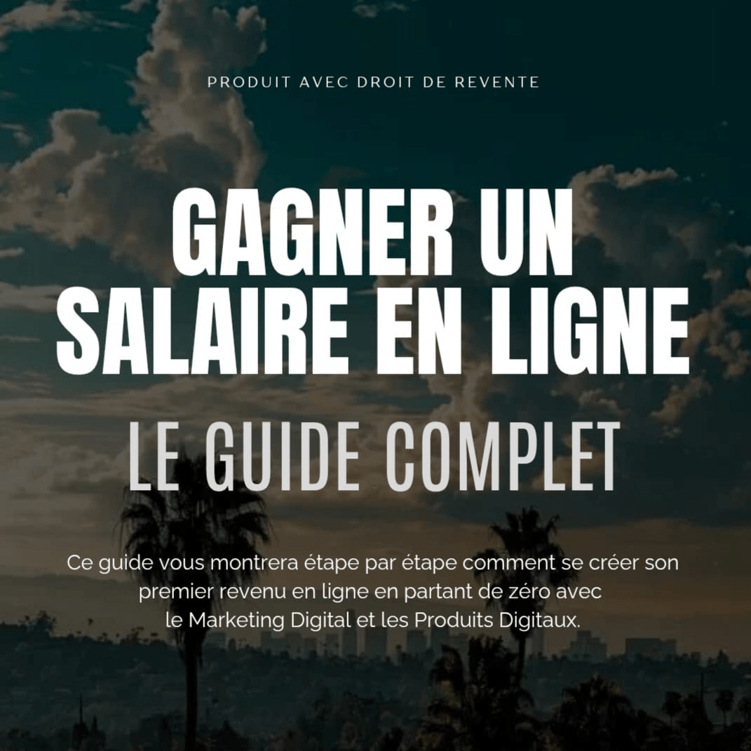 GAGNER UN SALAIRE EN LIGNE 97€ (Promotion été à 47€ avec le Code Promo : LILI2025)