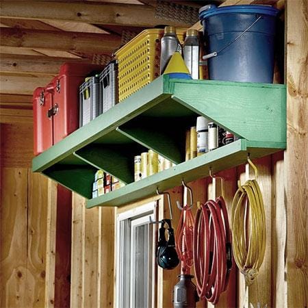 Wood Storage Shelf