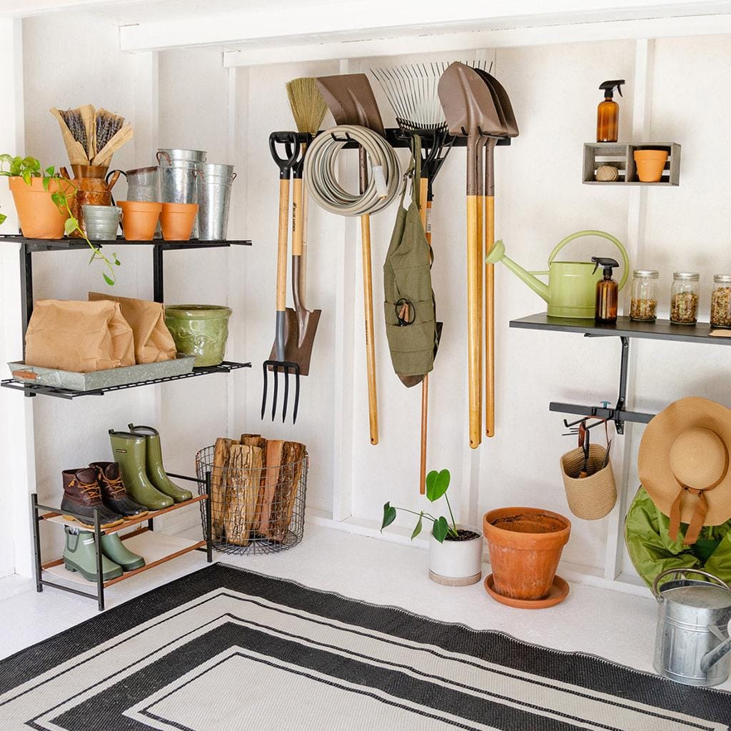Wood Storage Shelf