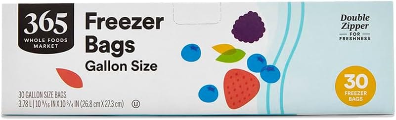1-Gallon Ziploc Freezer Bags