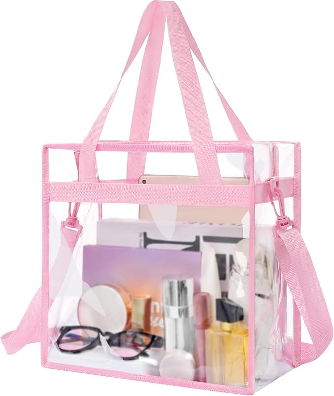 Clear Bag with Colored Trim