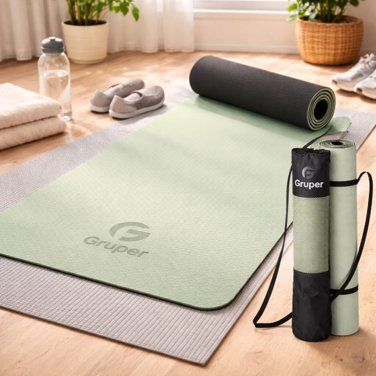 Non-slip yoga mat