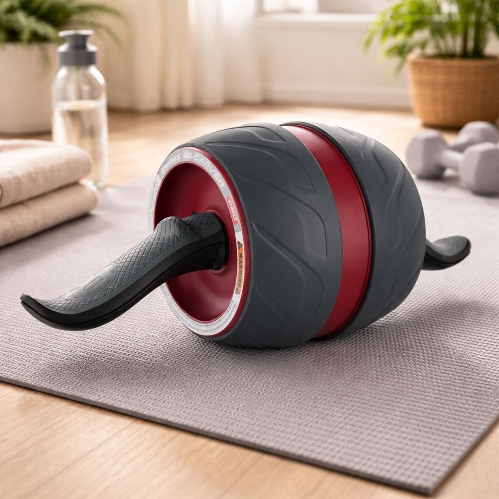 Perfect Fitness Ab Carver Pro ab roller with spring resistance for at-home core workouts