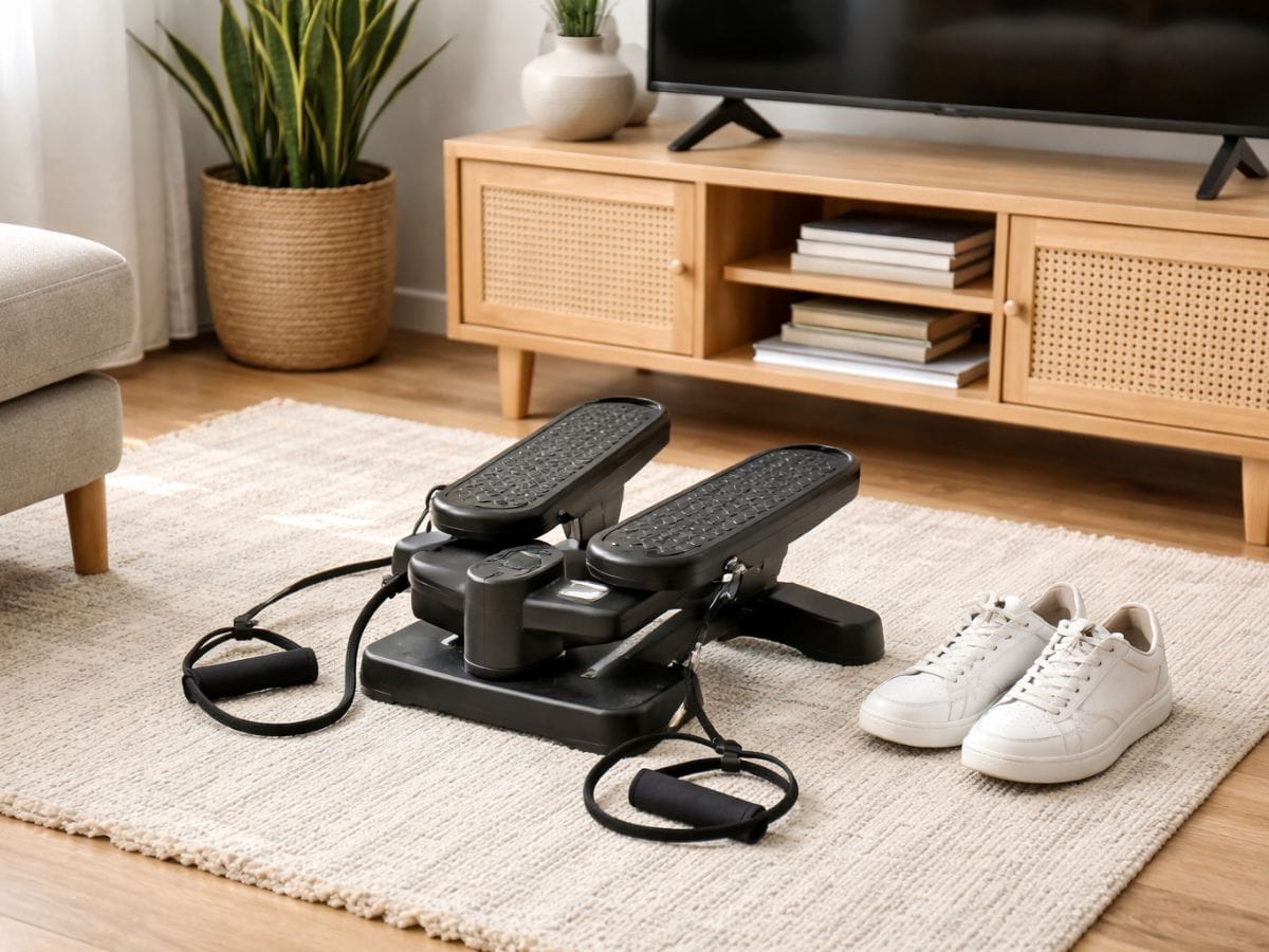 Quiet mini stepper for small apartment