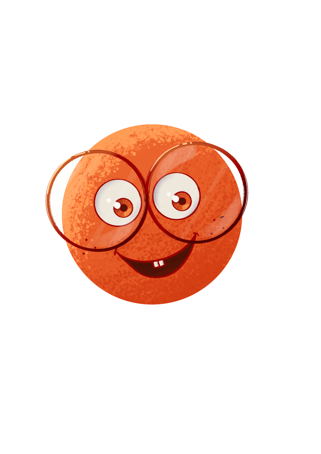 Sol est un Ploums à lunettes toujours enthousiaste 