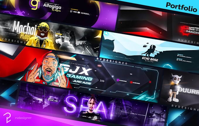 I will design an ultimate gaming banner for youtube twitch twitter