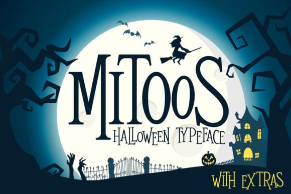 A brighter, more whimsical take on the season — this one leans Halloween font toward charming rather than eerie, with rounded terminals that soften the overall effect.  Best for: Candy labels, cheerful Halloween social posts.