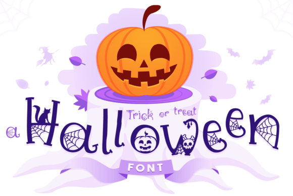 A graceful, understated script font that leans into the softer side of Halloween lettering rather than horror-movie drama — a straightforward pick when a design needs a seasonal script without extra flourish.  Best for: Trick-or-treat printables, simple Halloween social captions, Cricut and Silhouette craft projects.