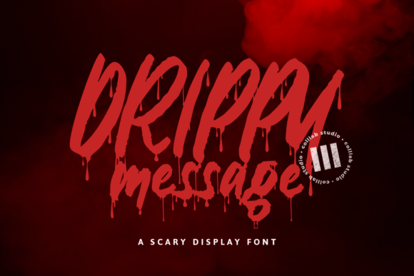 A dripping, blood-inspired display font that commits fully to the horror aesthetic — not a subtle pick, but exactly right when subtlety isn't the goal. Best for: Horror movie graphics, high-impact Halloween banners.