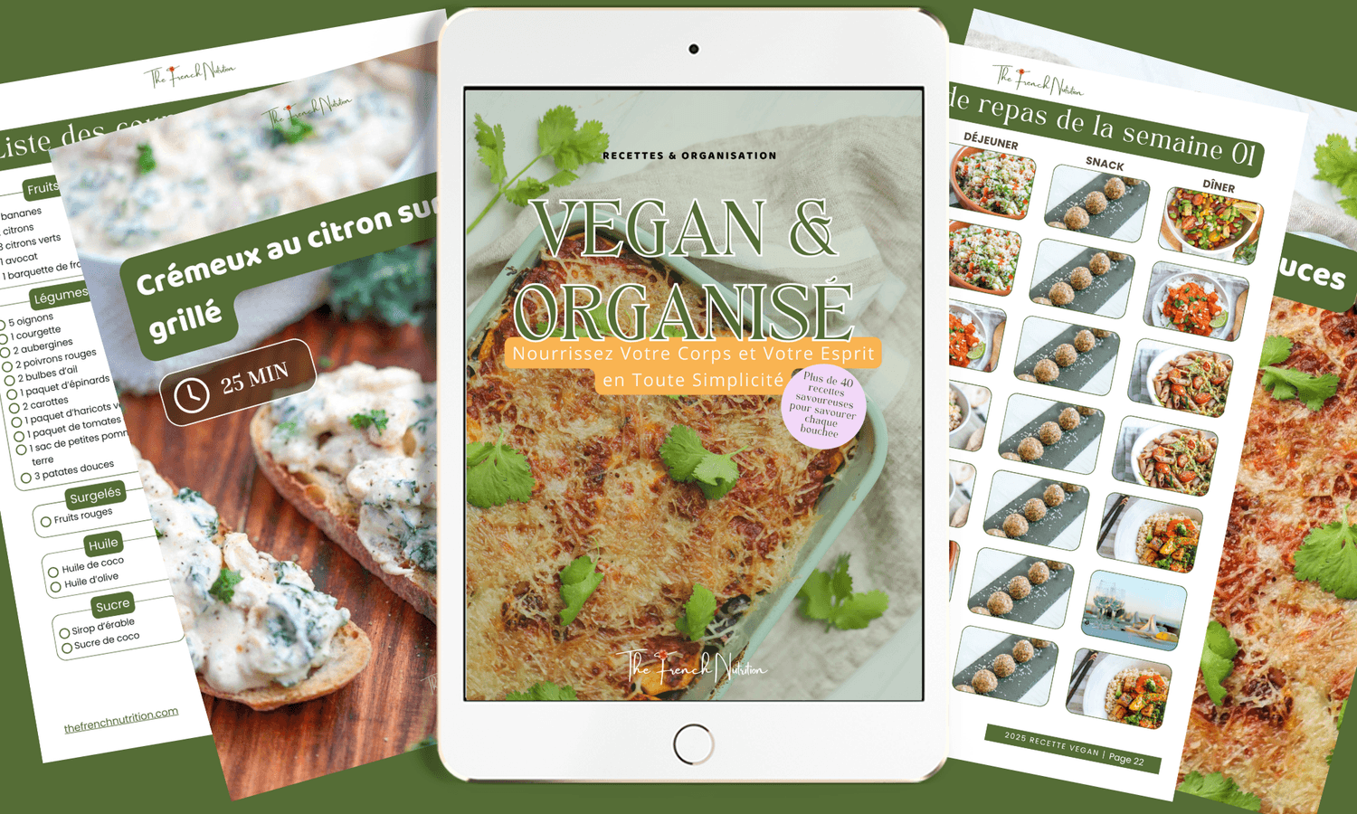 Votre e-book Vegan & Organisé