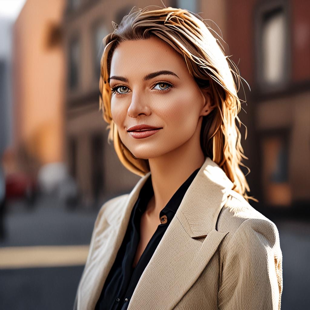 warm professional woman portrait