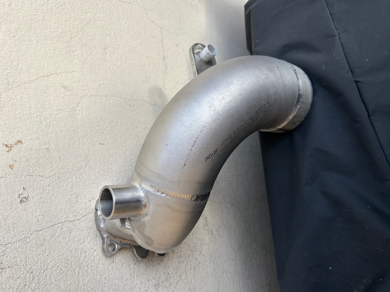 Coude d’échappement inox 316L Volvo Penta TAMD22