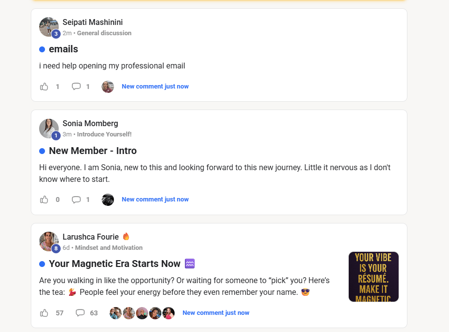 Community Activities