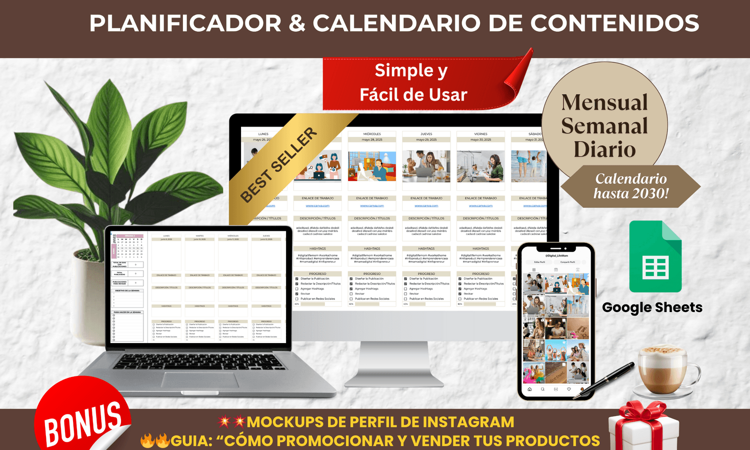 Planificador y Calendario de Contenidos