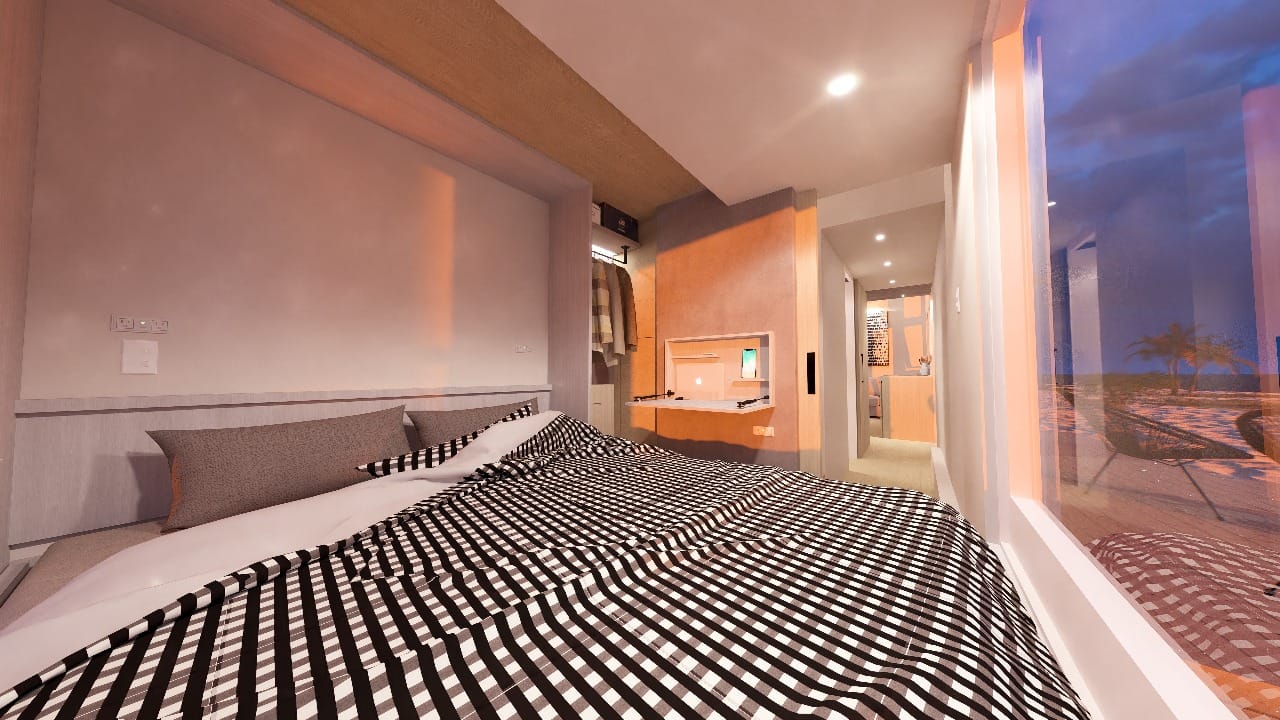 tiny living reshapes bedroom design