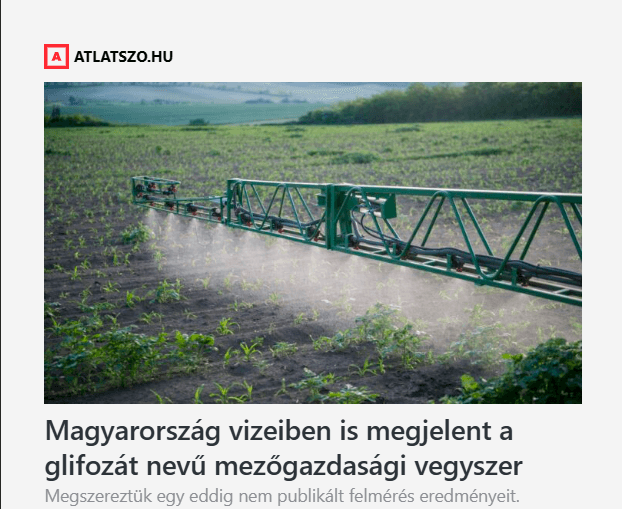 átlátszó cikke a peszticidekről