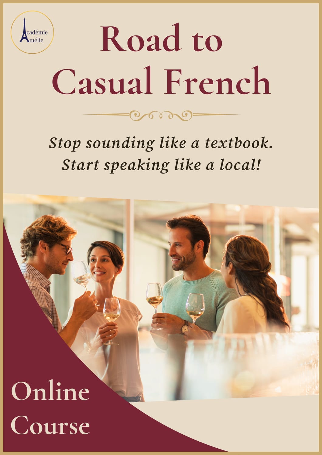 Picture of the online French course "A1 Prestige"