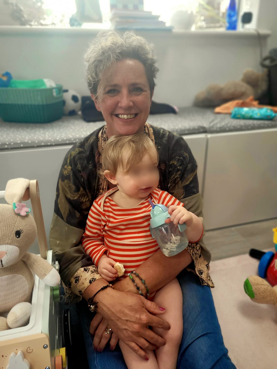 Jenny caring for a 16 month old girl 