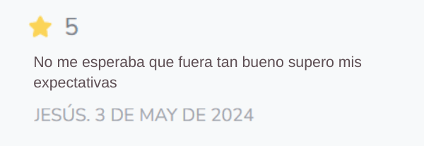 Testimonio de cliente 1