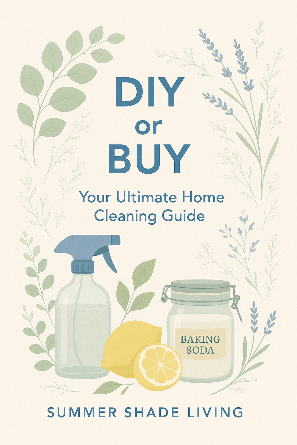 Picture of Summer Shade Living's DIY or BUY Ultimate Home Cleaning Guide