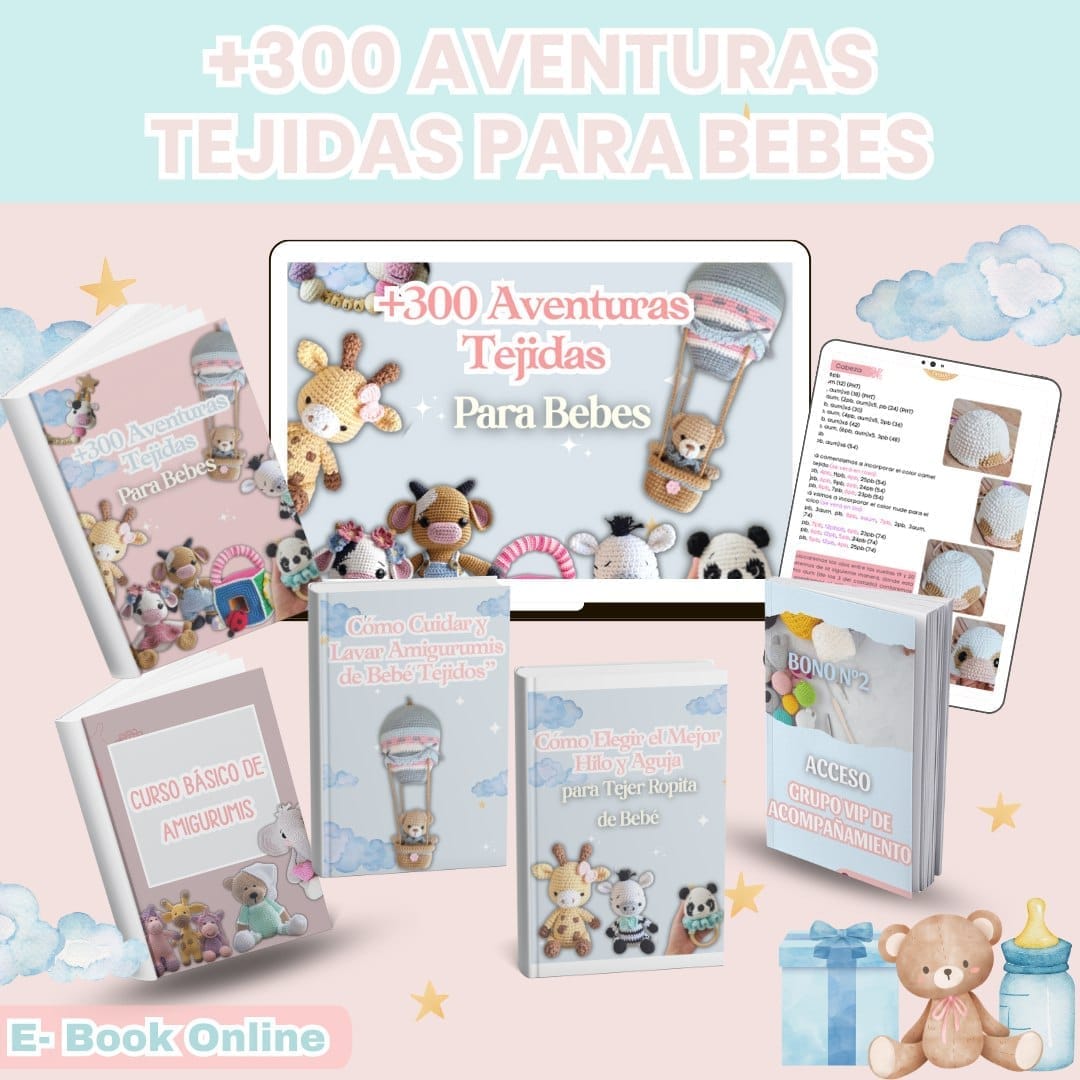 Pack Premium 300 Aventuras Tejidas para BEBÉS