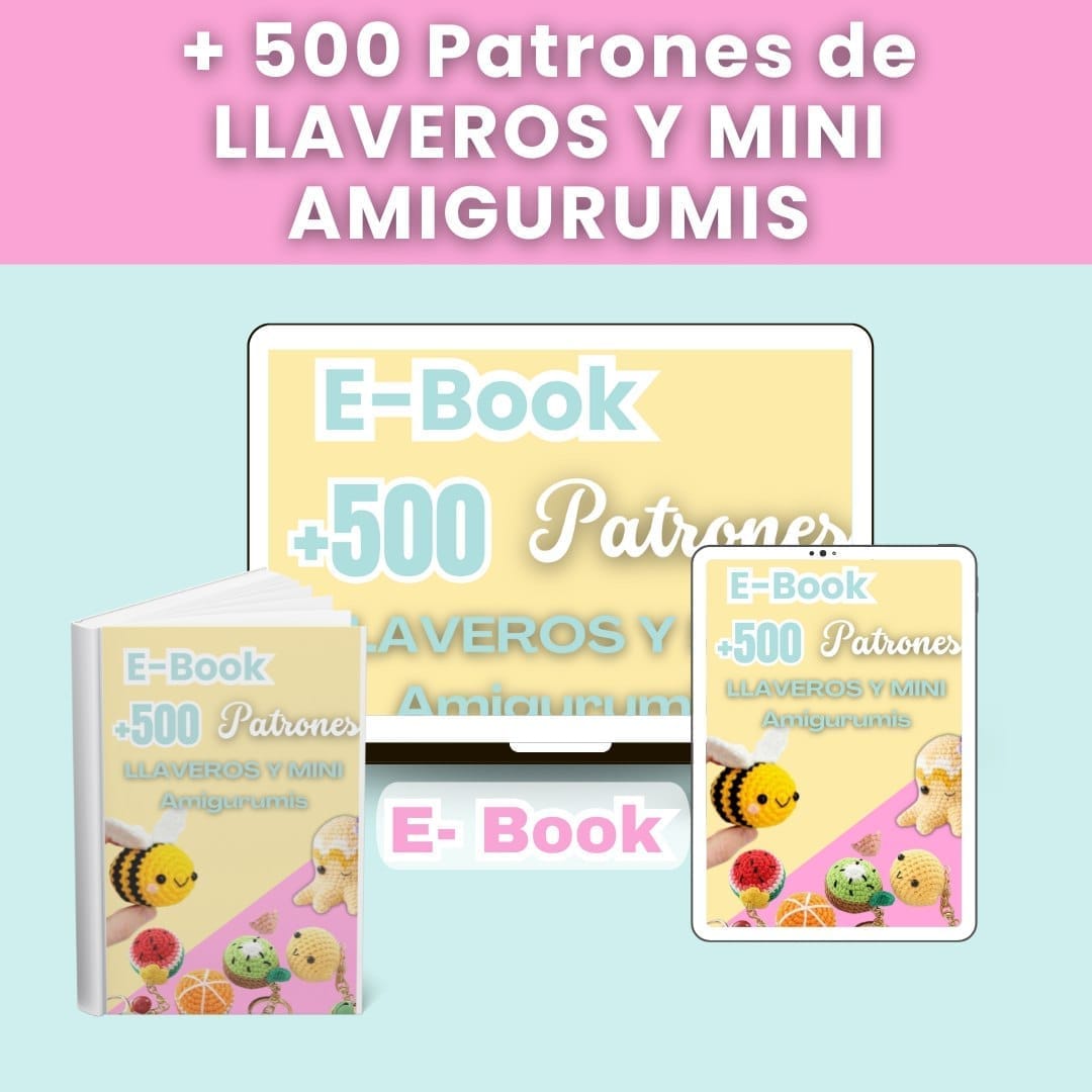 Pack creativo LLAVEROS Y MINI AMIGURUMIS