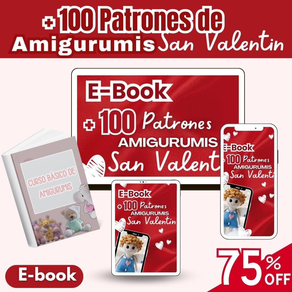 Pack San Valentin Amigurumis y Detalles para Enamorar