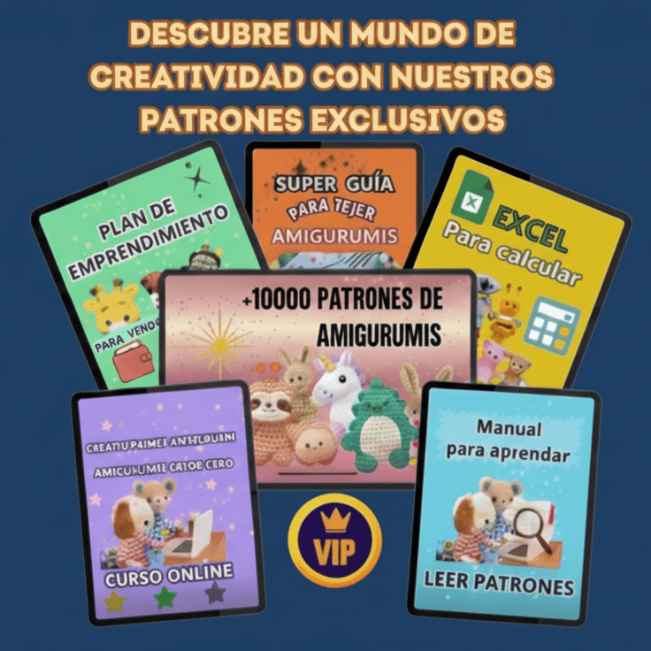 10,000 PATRONES DE AMIGURUMIS 