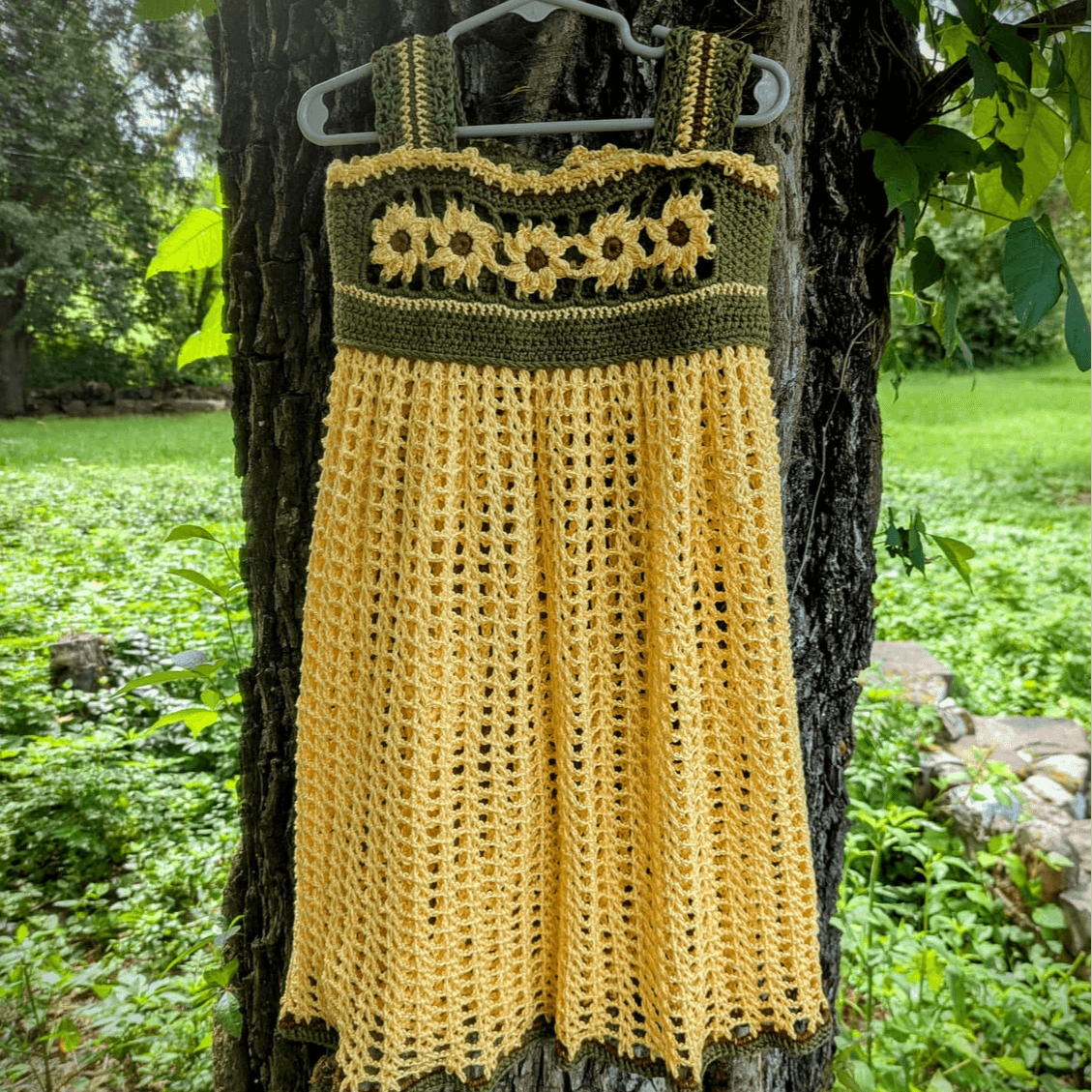 Cottage Sunflower Dress Pattern 