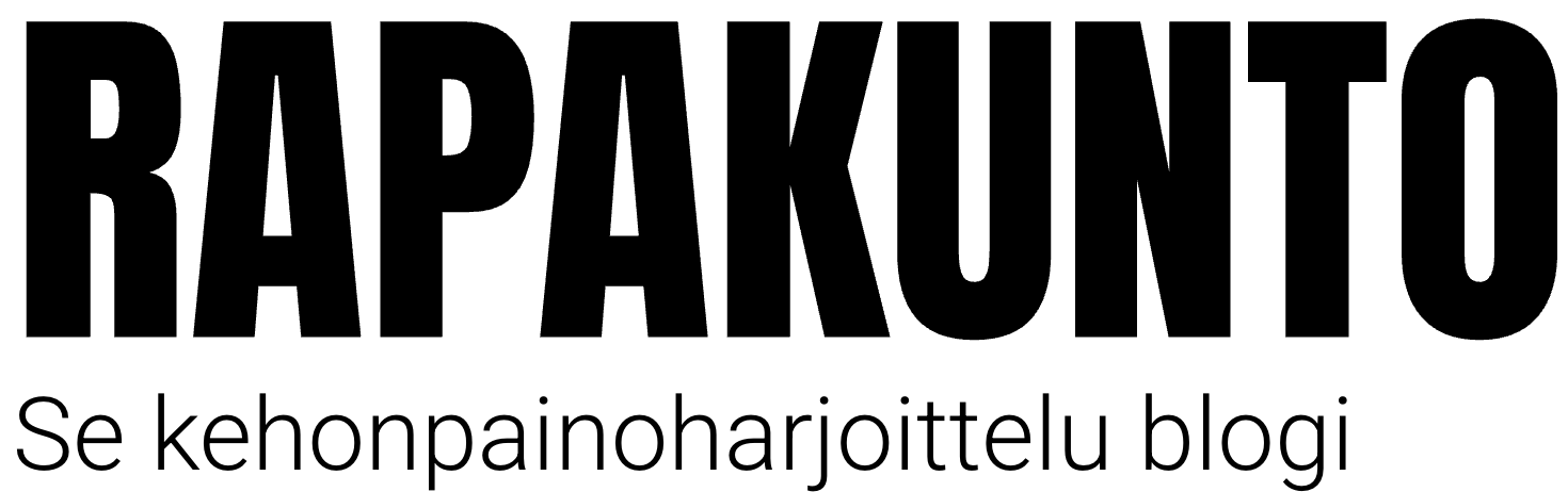 Rapakunto - Se kehonpainoharjoittelu blogi