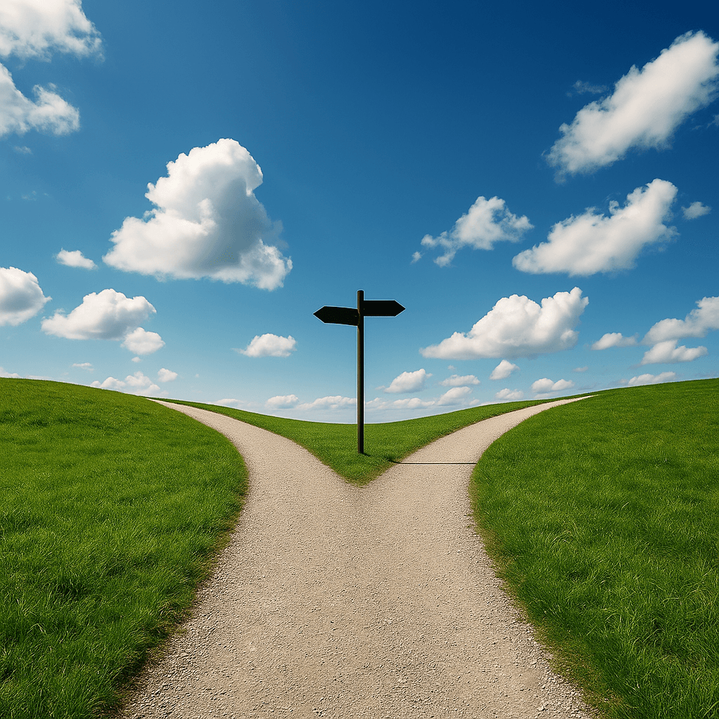 Camino abierto símbolo de libertad