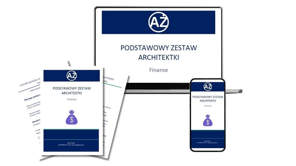 Otrzymasz krótki, konkretny PDF z trzema sposobami na więcej spokoju w finansach, gotowy do użycia od razu po zapisie.