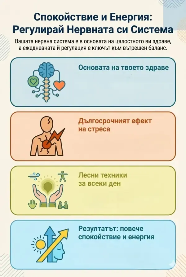 Диаграма на нервната система и нейните функции