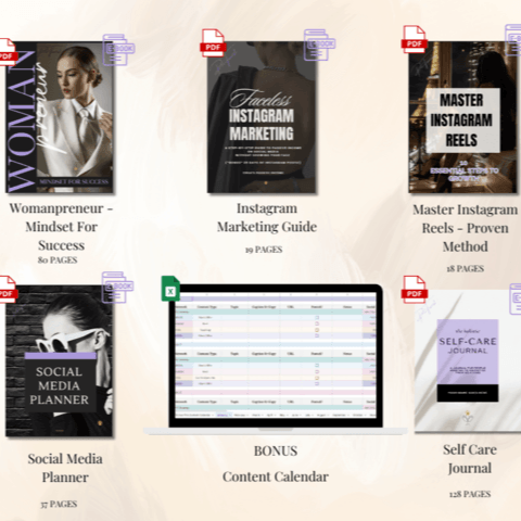 🌸 Womanpreneur Business & Social Media Kit