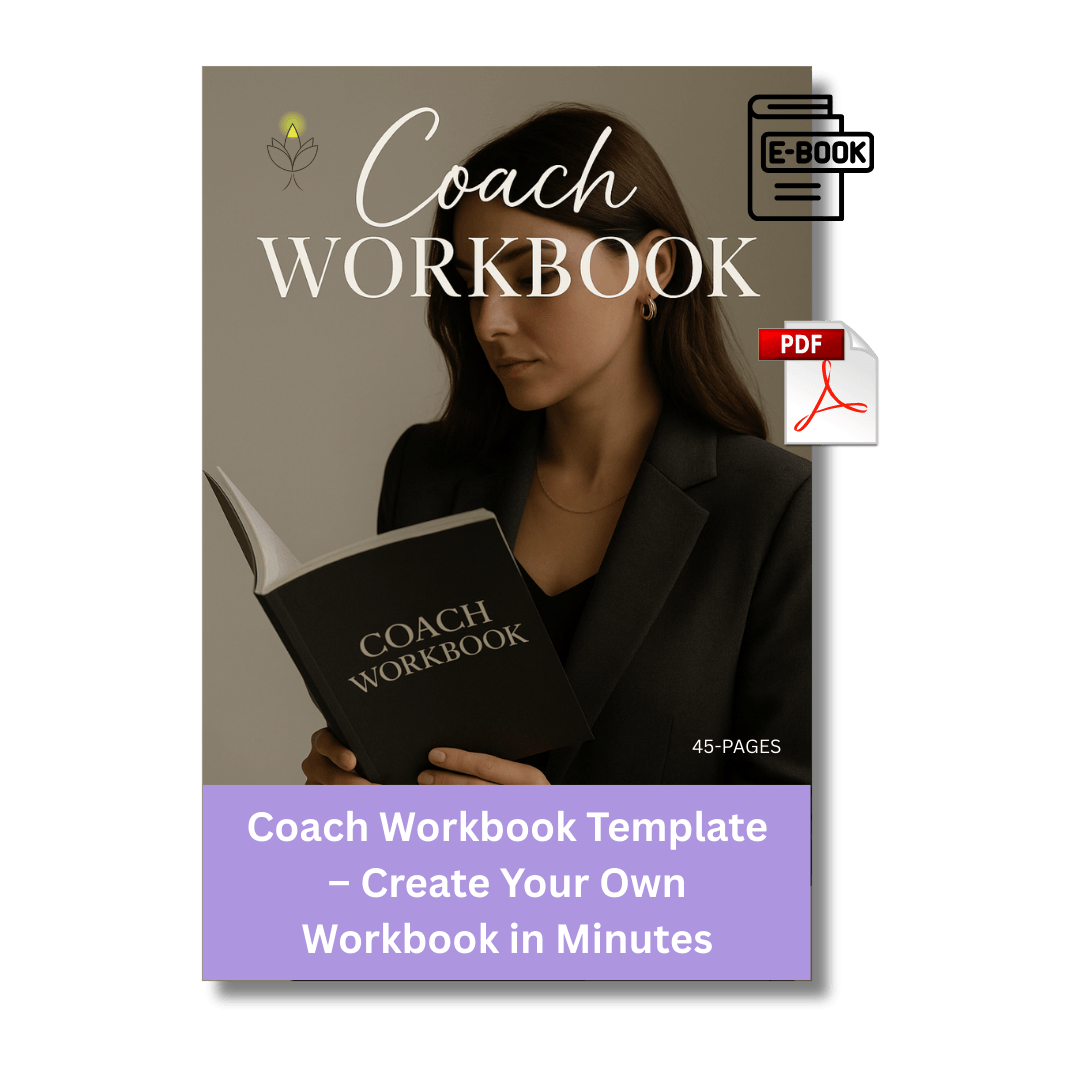 Course & Coach Workbook Template Dark