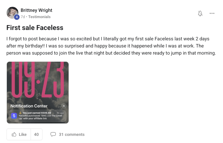 SWC community result