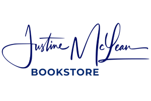 Justine McLean site Bookstore logo	