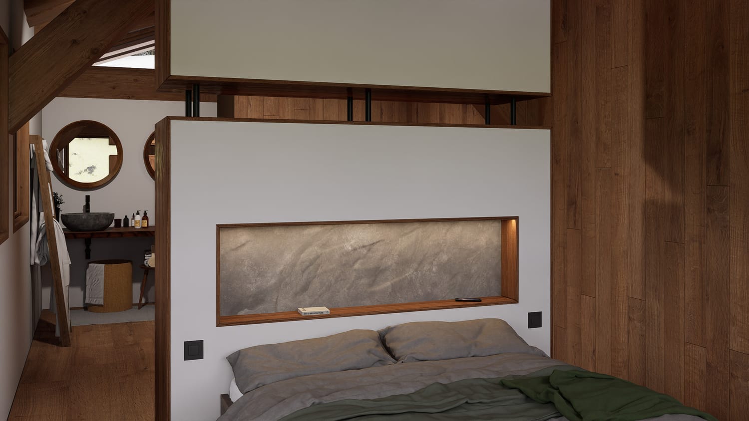 Chambre avec dressing sur mesure