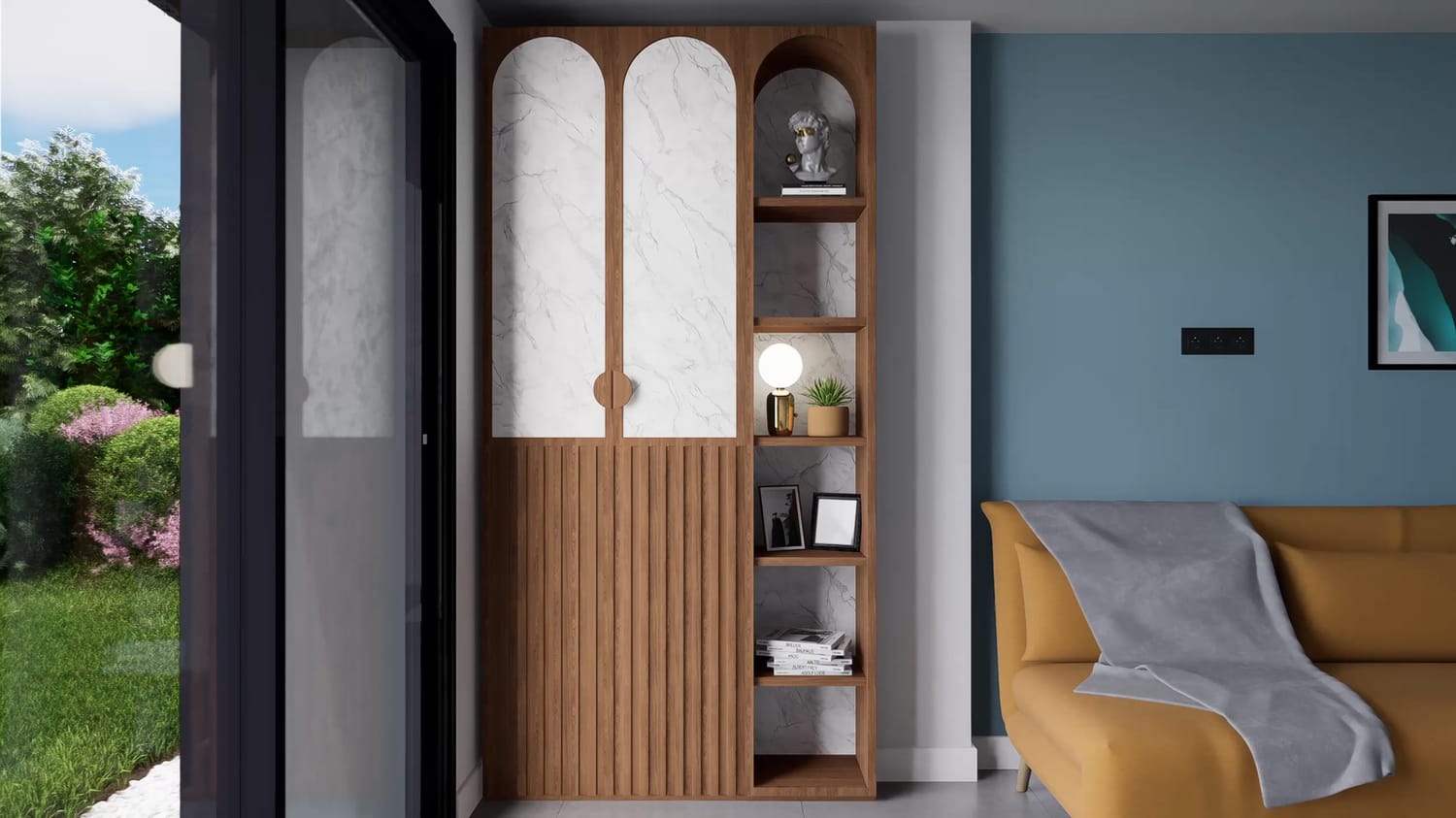 Armoire vue de face