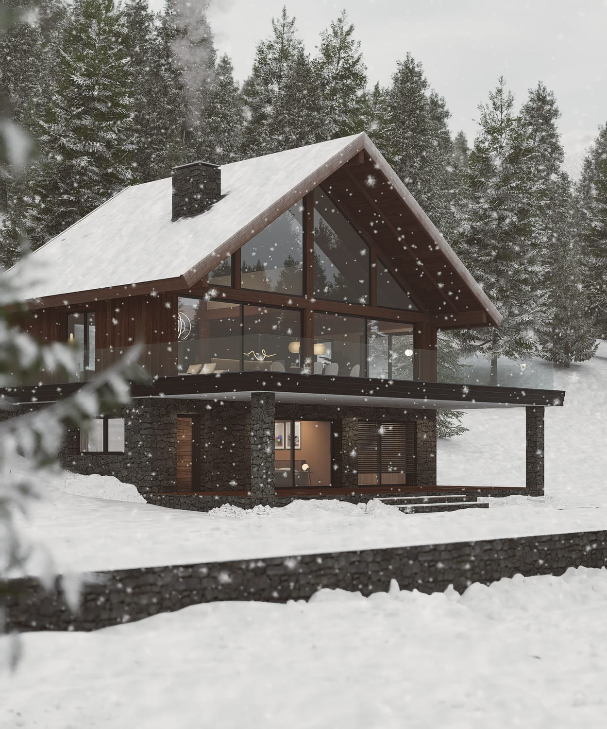 Chalet Alpin exterieur