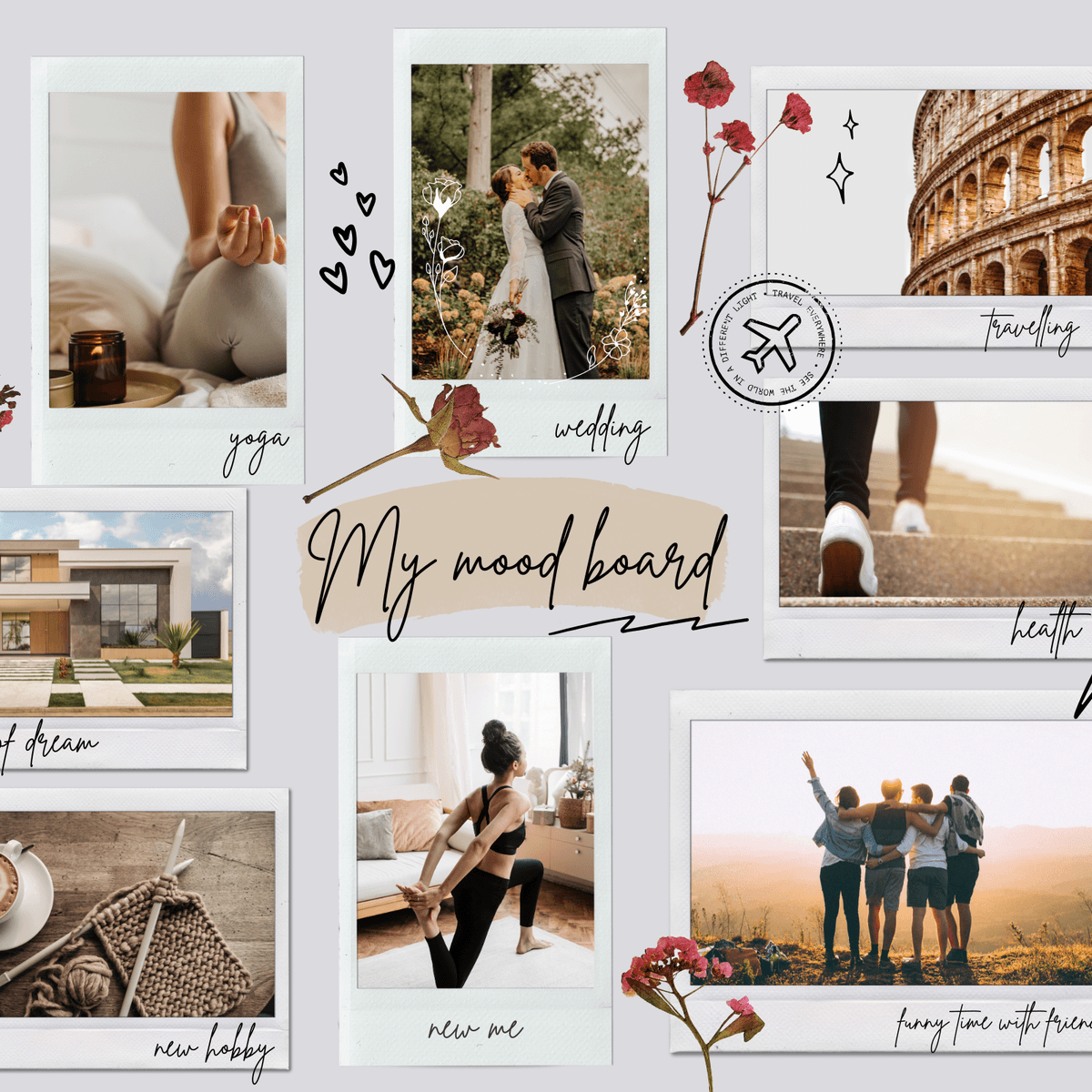 2025 Vision Board Bundle: Design It. See It. Manifest It.