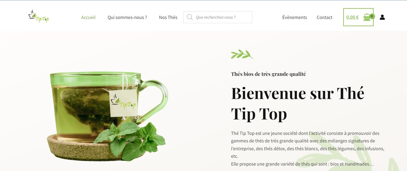 Thé Tip Top Design by Frejus