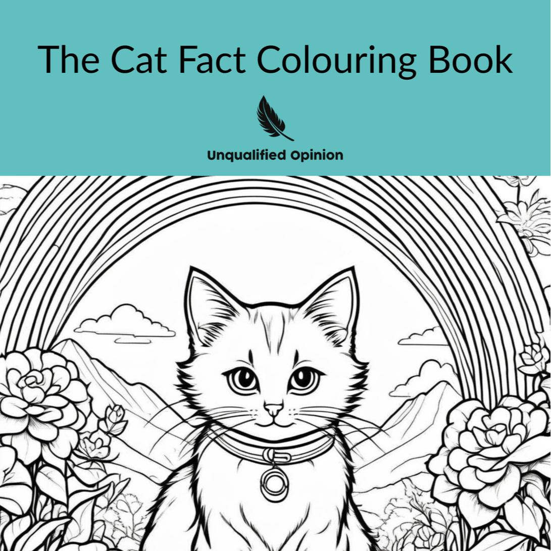 Cat Fact Colouring Book (PDF)