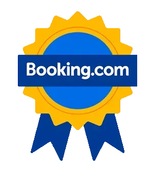 Booking.com partner listing badge for Model Vacation Rentals homes.