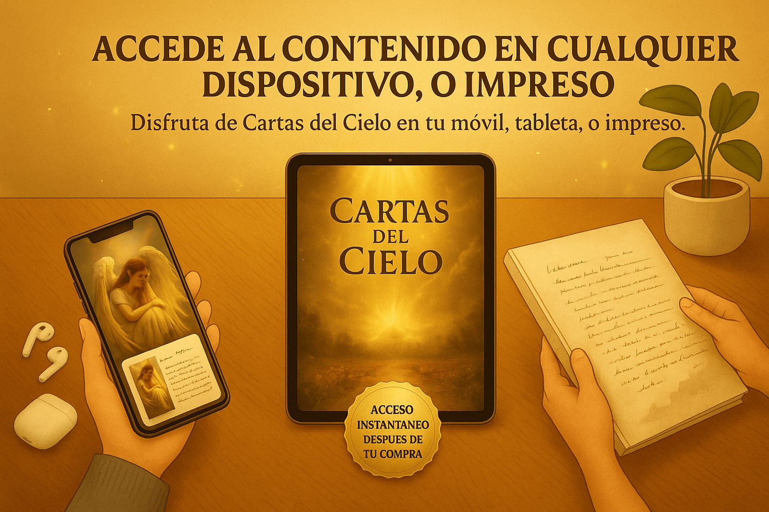 Acceso en dispositivos - Cartas del Cielo