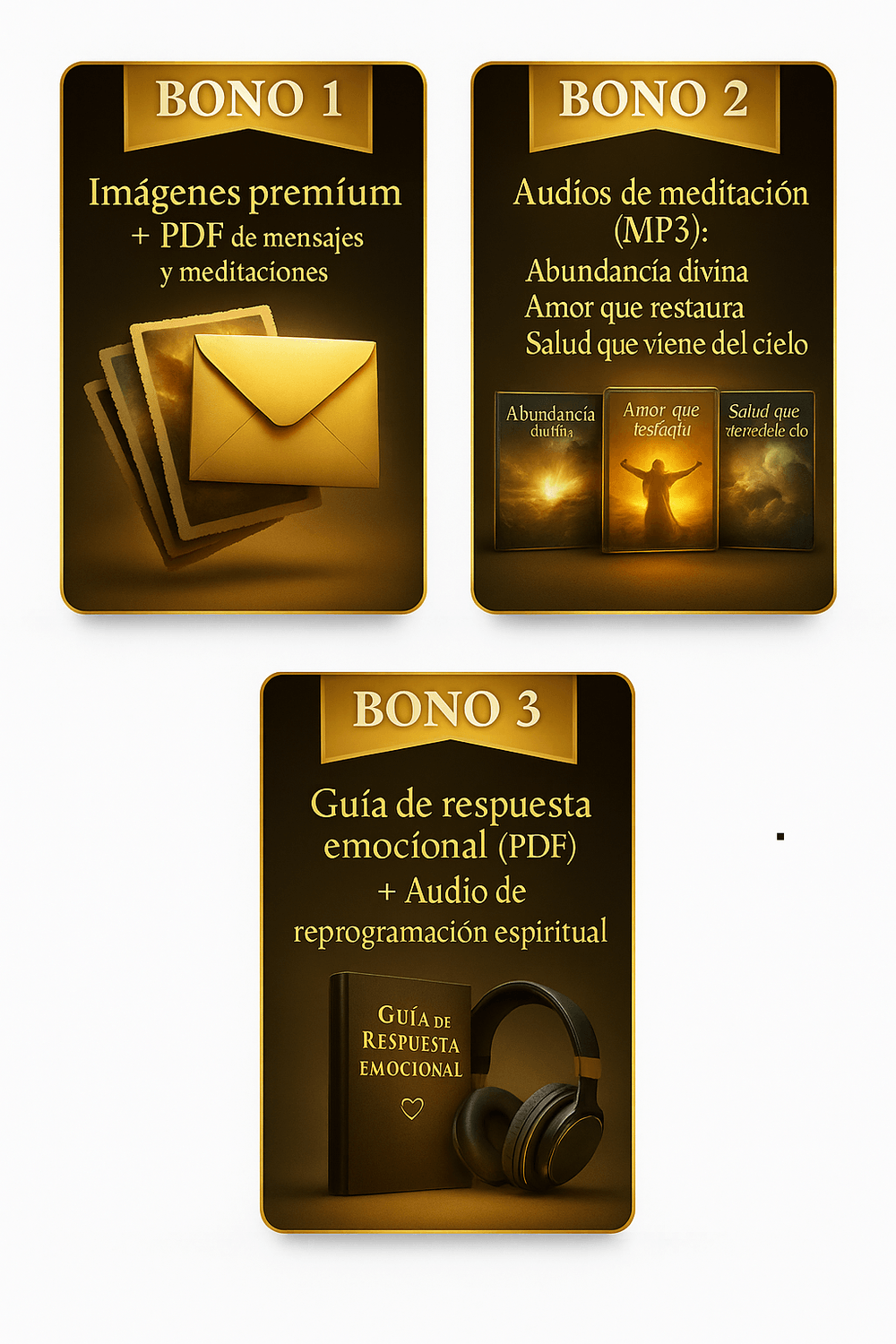 Bonos 1, 2 y 3 incluidos