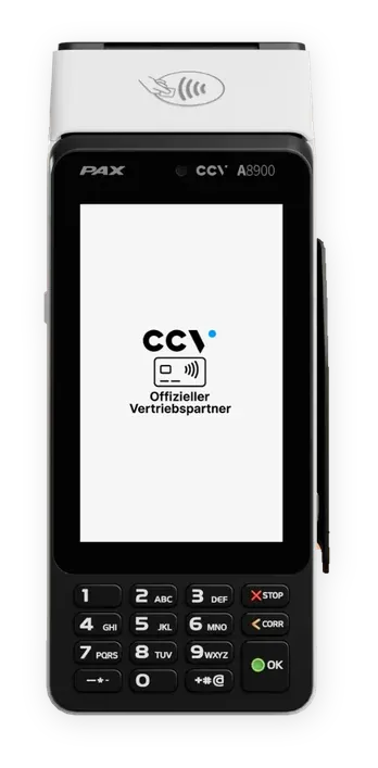 CCV Dual Mobile A8900 – Frontansicht