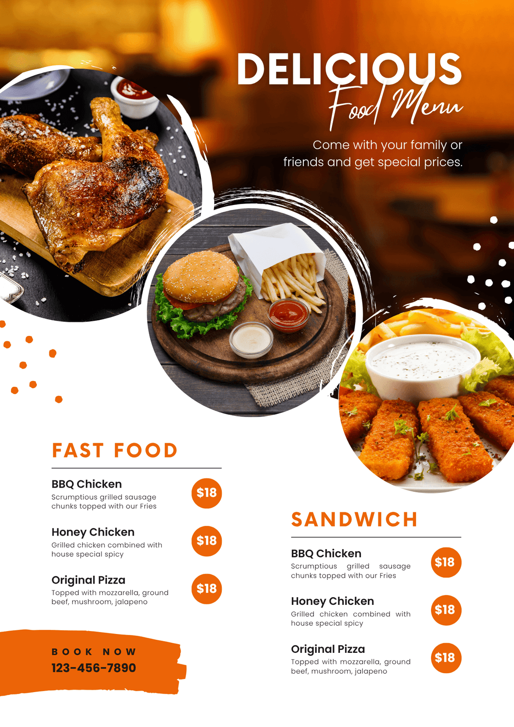 Restaurant Menu Flyer_by Solcreative Agency